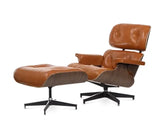 Premium Eames Style Chair Replica - Walnut Veneer Tan Brown